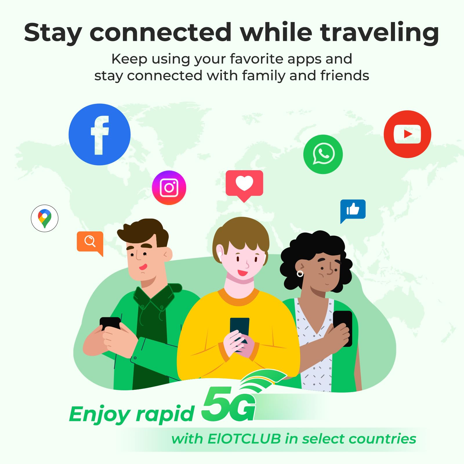 Europe eSIM, 15GB for 30 Days - 5G/4G High-Speed Network Prepaid eSIM in Europe and USA-37 Countries, QR Code Activation, Data ONLY, No Voice/SMS