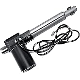 Progressive Automations 12V Linear Electric Actuator 10" Stroke 200lb Force | Low-Current Rating DC Motor and Durable Stroke for Automotive, Medical, Machinery, Robotics and DIY Usage