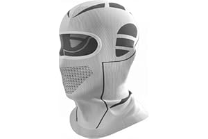 SPTSLFB Mech-Style Ski & Motorcycle Mask-Windproof Balaclava, Full Face with Vent Holes, Helmet-Friendly, Unisex for Skiing & Riding