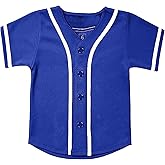 SPTEHW Kids Baseball Jersey Button Down Hip Hop T Shirts Personalized Softball Jersey for Boys Girls