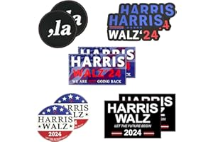YREFDMO 10 Packs Kamala Harris for President Sticker, Harris Walz 2024 Stickers,Kamala Harris Bumper Sticker,We are Not Going Back (Kamala Harris-2)