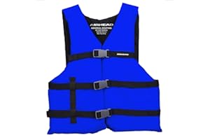 Airhead General All Purpose Life Jacket, US Coast Guard Approved Type III Life Vest, Perfect for Boating and Personal Watercraft Use