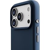 TineeOwl Case for iPhone 17 Pro &ndash; MagSafe Compatible, Aluminum Buttons, Camera Control &amp; Rounded Action Button, Slim Textured TPU, Minimalist &ndash; DuneX Series Navy Blue
