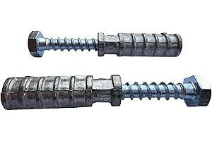 SANTIE 5/16 in. x 1-3/4 in. Zinc-Alloy Long Lag Shields Anchor - with Lg.2 Inch Lag Bolts (20-Pack)