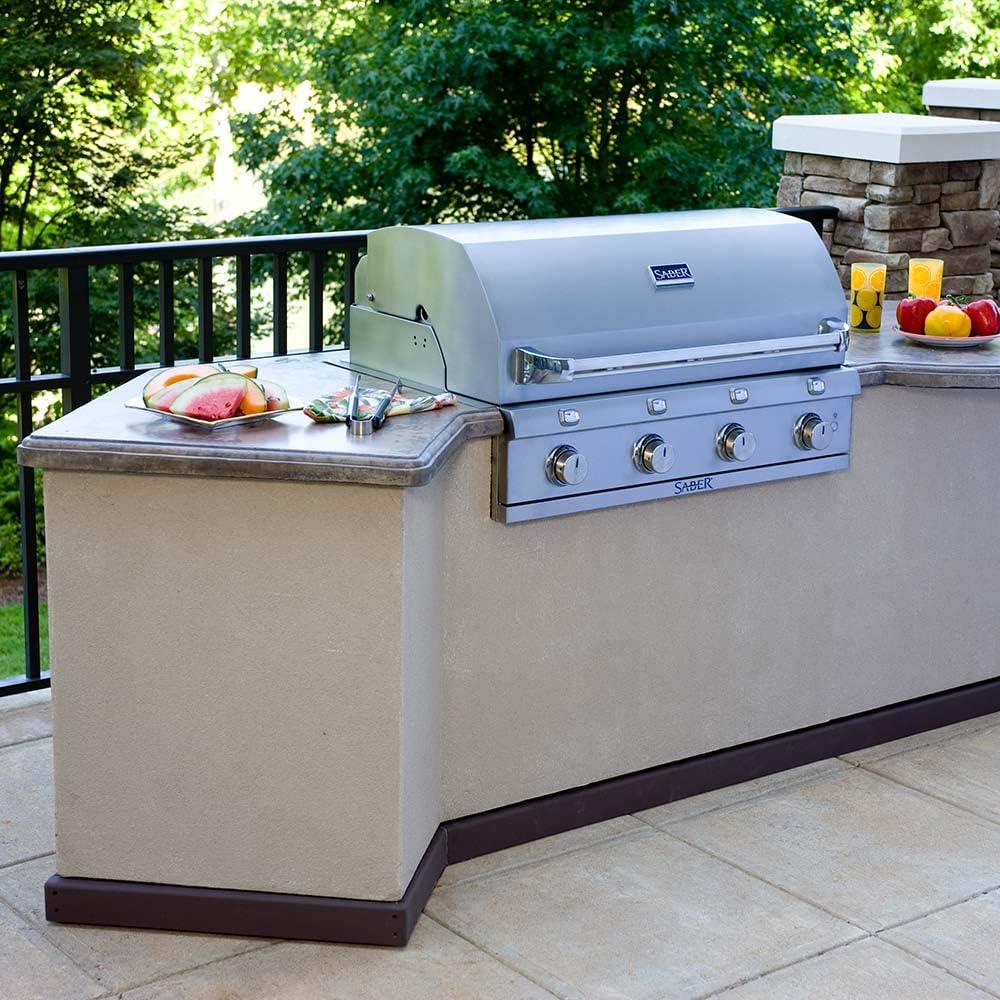 review SABER 4-Burner Built-in Infrared Grill, 40-Inches, Propane (R67SB0317-A00AA5517)
