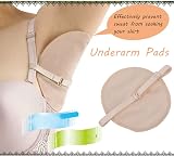 BROLEO Underarm Sweat Pads Cotton Absorbent Reusable 2 Pieces Men Fitted view 5