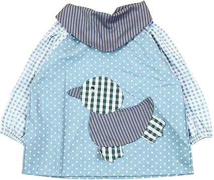 Sunny Ju Tablier Peinture Impermeable Enfant Garcon Fille Blouse Peinture Bebe Tablier D Alimentation Bavoir Manche Longue Animal Aimable 18 24 Mois Bleu Amazon Fr Bebes Puericulture
