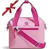 GLORIEROO Pastel Lunch Box Women | Insulated Waterproof Leakproof Lunch Bag Cooler | Adjustable Strap | BPA-Free