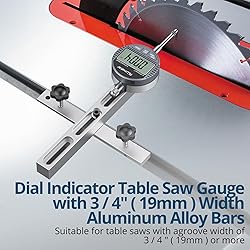 ALLmeter Digital Table Saw Gauge with Dial