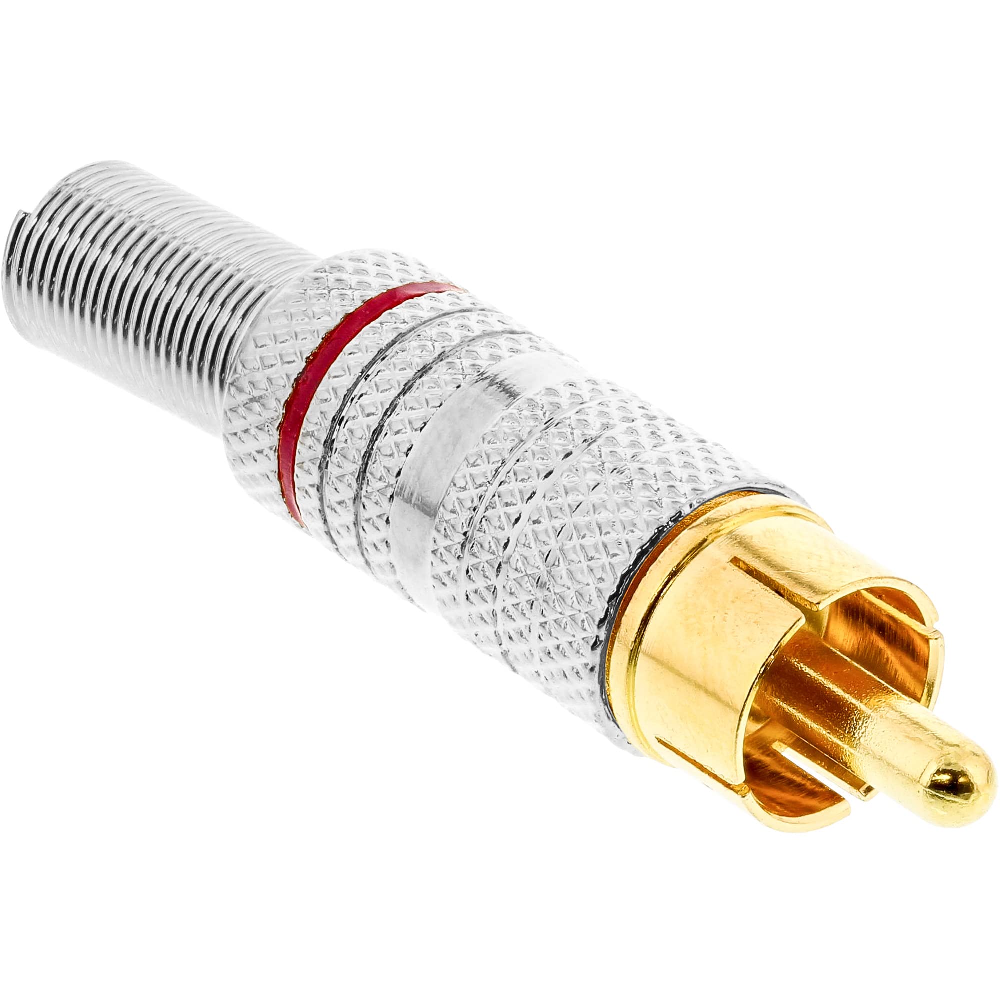 InLine 99110O RCA Male Solder Version Black