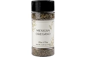 Olive & Vine Mexican Oregano, Robust Flavor, For Tacos & Stews, Rich Tradition, Authentic Taste, For Global Recipes (0.64 Ounce)