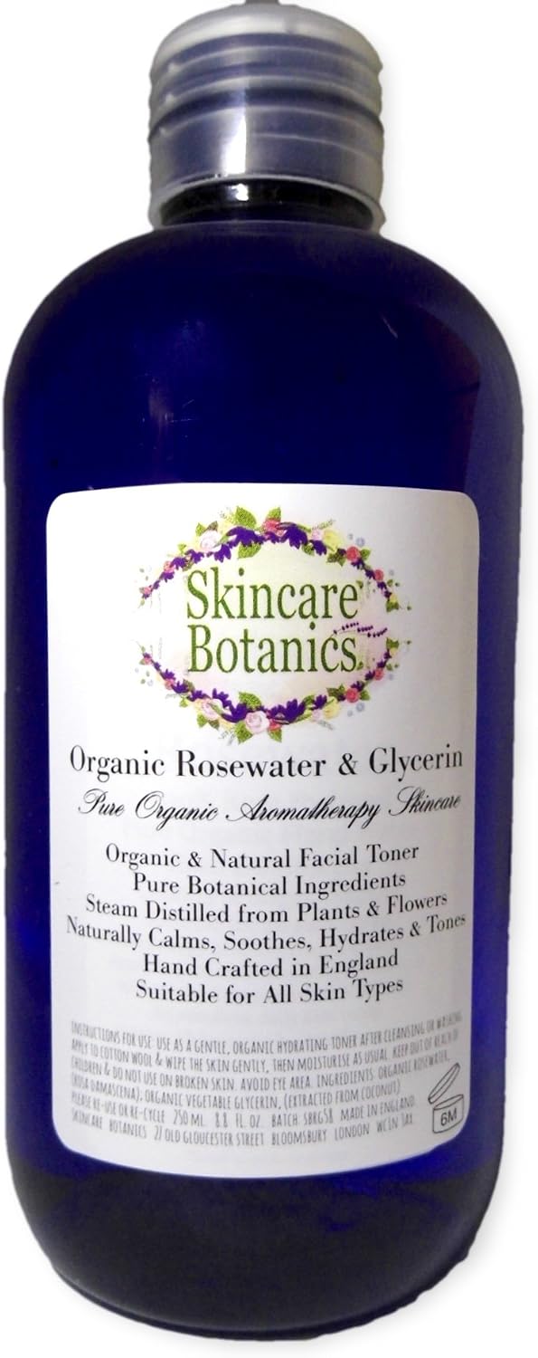 Skincare Botanics Rosewater & Coconut Glycerin Facial Toner, 250 ml (Pack of 1)