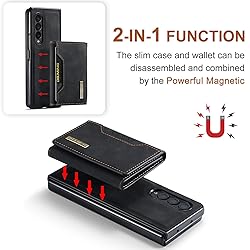 Wallet Case for Samsung Galaxy Z Fold3, DG.MING