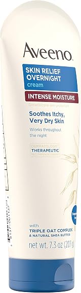 Aveeno Active Naturals Intense Relief Overnight Cream 7.3 oz Triple Oat Complex view 4