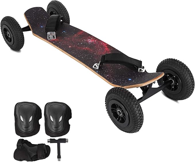 Happybuy MountainBoard 39" AllTerrain Longboard Skateboard Off Road
