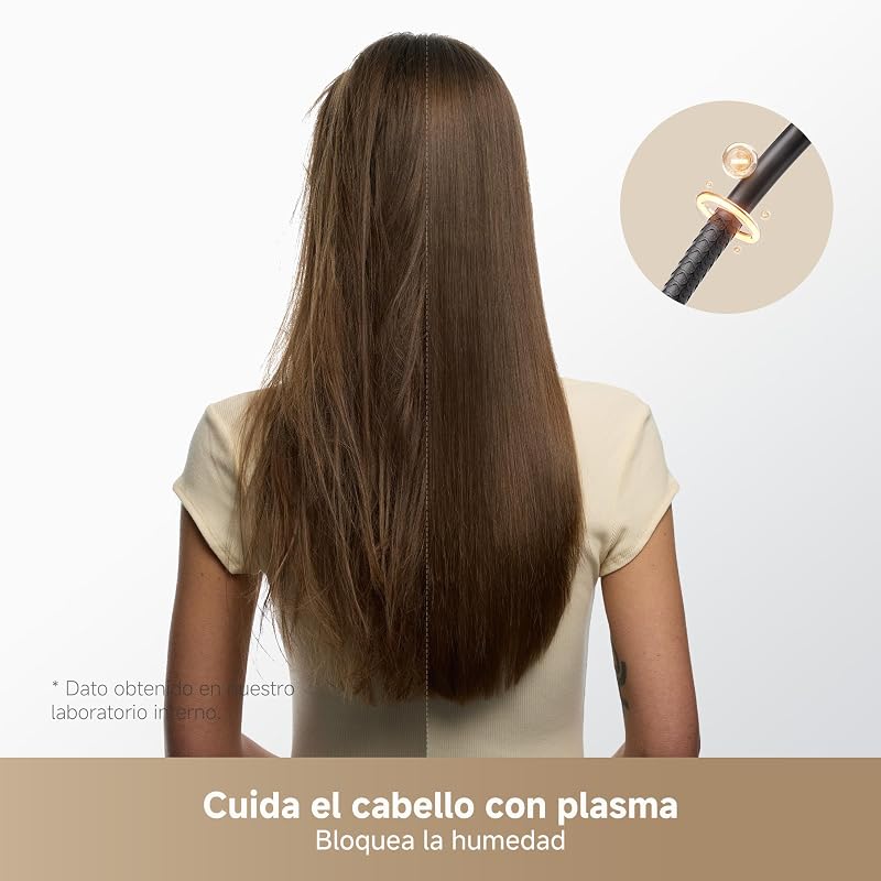 Shine 10 Secador de Pelo, Secado Rápido con Tecnología de Bloqueo de Humedad, Motor Brushless 110.000 RPM, Cuidado con Plasma, Thermo-Control NTC 1.000x/s, Perfecto para Salón y Viajes