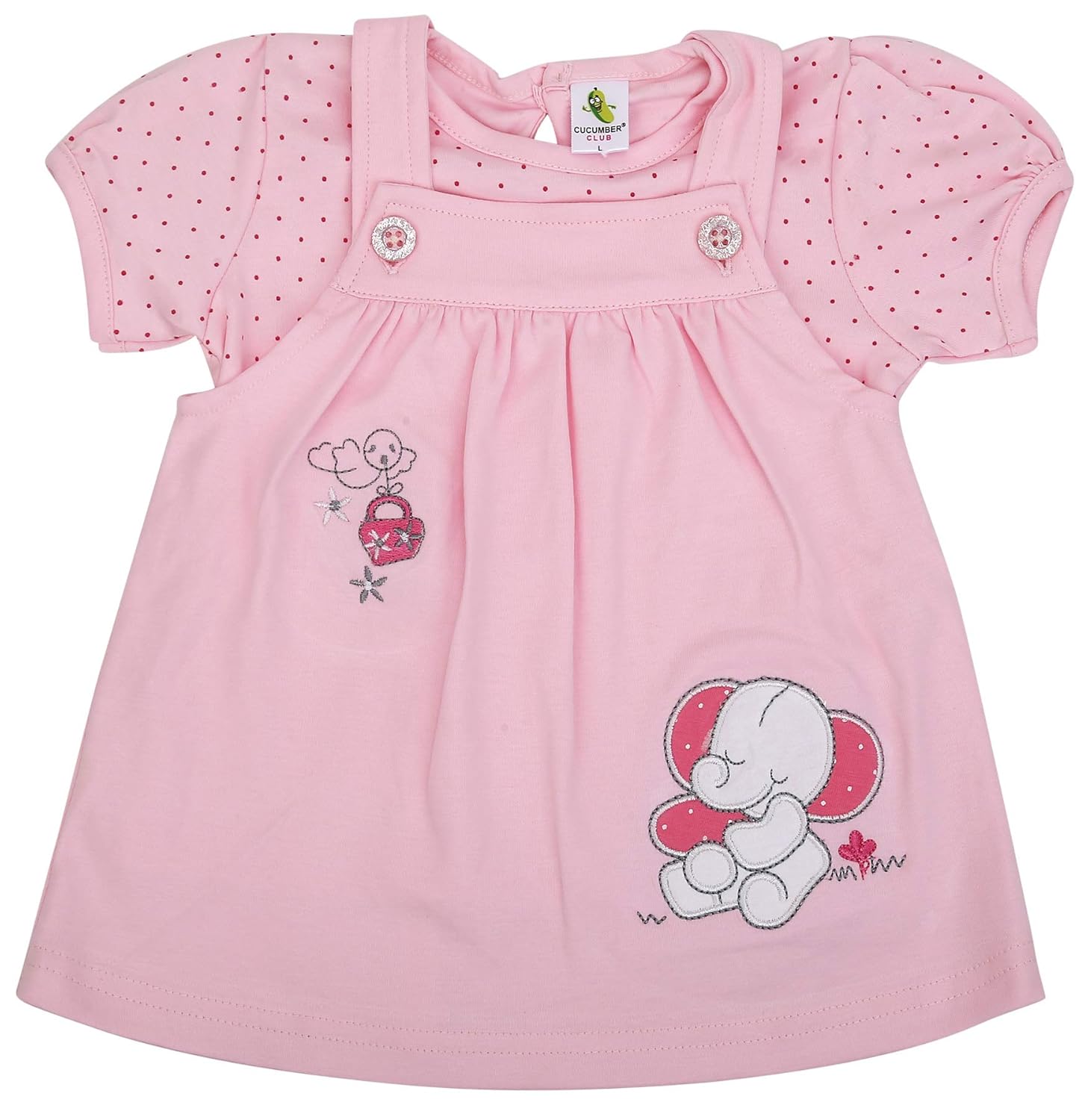 cucumber frocks for baby girl