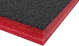 Sealey Easy Peel Shadow Foam Tool Tray Liner 50mm Red/Black Pack of 3 SFPK50R view 2