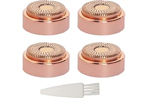 EFSANONY Facial Hair Remover Replacement Heads - Gen 2 Compatible with Finishing Touch Flawless Hair Remover Tool for Women Easy Facial Hair Removal (Generation 2 Double Halo, 4pack)