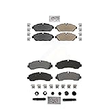 AmeriBRAKES Front Rear Semi-Metallic Disc Brake