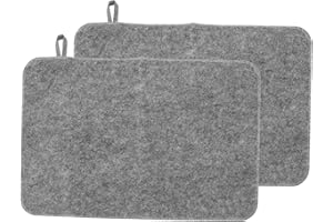 Sauna Seat Cushion - 2X Thick Felt Mat, Heat Resistant Bench Pad, Water Absorbent Protection | Steam Room Accessory for Sauna