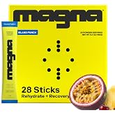 MAGNA Post Workout Nutrition Powder Drink Mix for Hydration, Energy &amp; Focus Support (28 Servings, Island Punch)