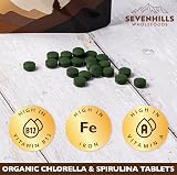 Sevenhills Wholefoods Organic Chlorella & Spirulina Tablets 500mg 360 view 2