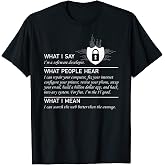 Funny Software Developer Programmer IT Nerd Gift T-Shirt
