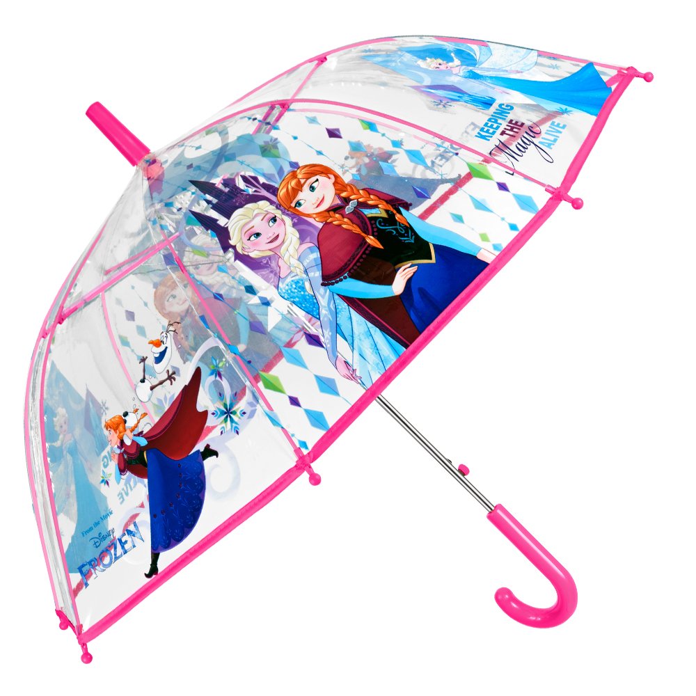 Bonito paraguas con estampado de Frozen.