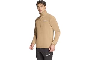 ADIDAS ORIGINALS adidas mens Terrex Multi Essentials Half-zip Fleece Hiking Jacket