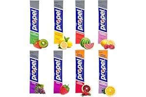 GARIZZE Powder Packets, Total 40 Sticks 8 Different Flavors Sampler Packets with Electrolytes, Vitamins, Variety Pack