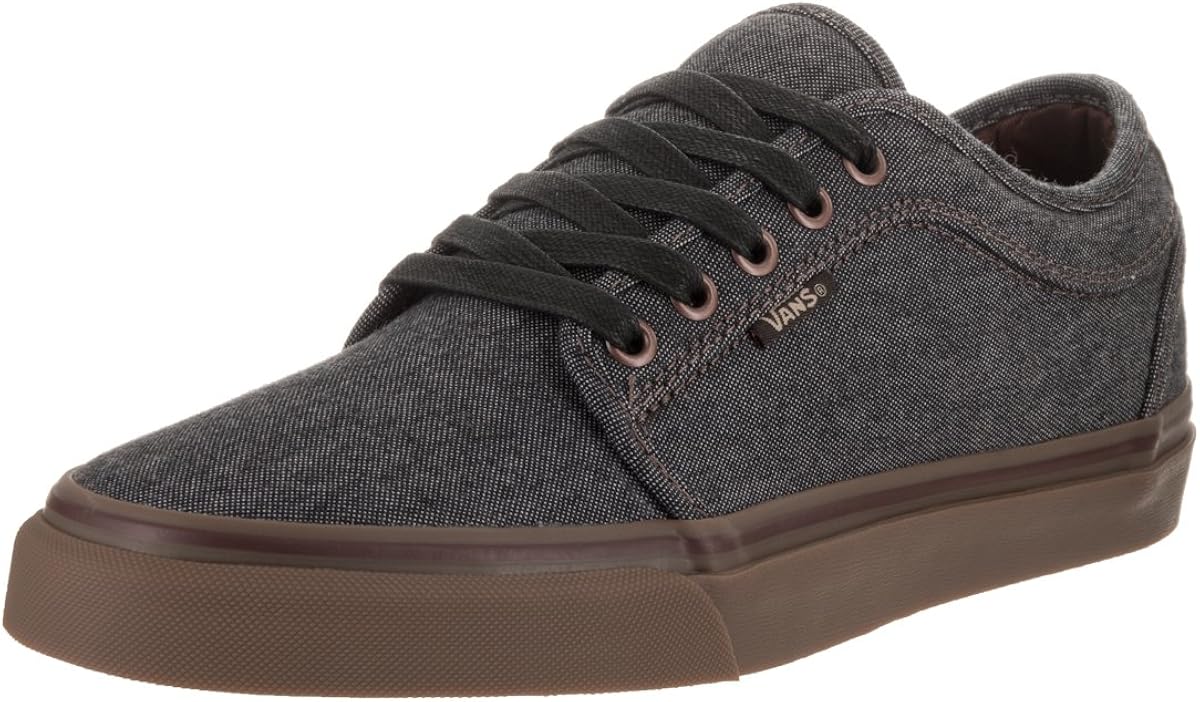 vans chukka low oxford black & gum skate shoes