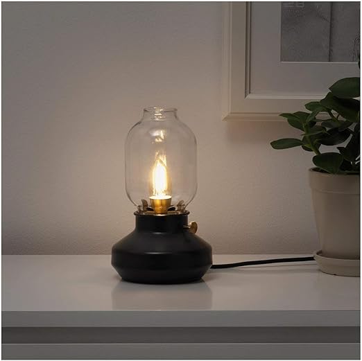 Ikea Tarnaby Lampe De Table Style Kerosene Reglable Anthracite Noir Amazon Fr Luminaires Et Eclairage