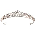 SWEETV Wedding Tiaras and Crowns, Rhinestone Bridal Crown Princess Tiara Headpieces for Women and Flower Girls, Bridgerton Hair Accessories for Birthday Prom Quinceanera