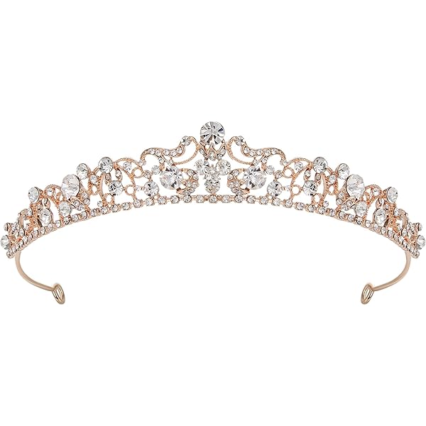 Amazon.com : Lovelyshop Royal Crystal Princess Alloy Tiara