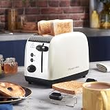 Russell Hobbs 2 Slice Toaster Longer Slots 6 Browning Levels Cream Stainless view 6
