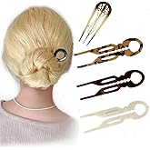 Prestige French Hair Pins, New Hairpins Accessories Elegant Hair Clips for Women, Suitable for Most Hair Types (4PCS)