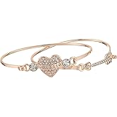 GUESS Women's Tension Bracelet Duo, Rose Gold, One Size