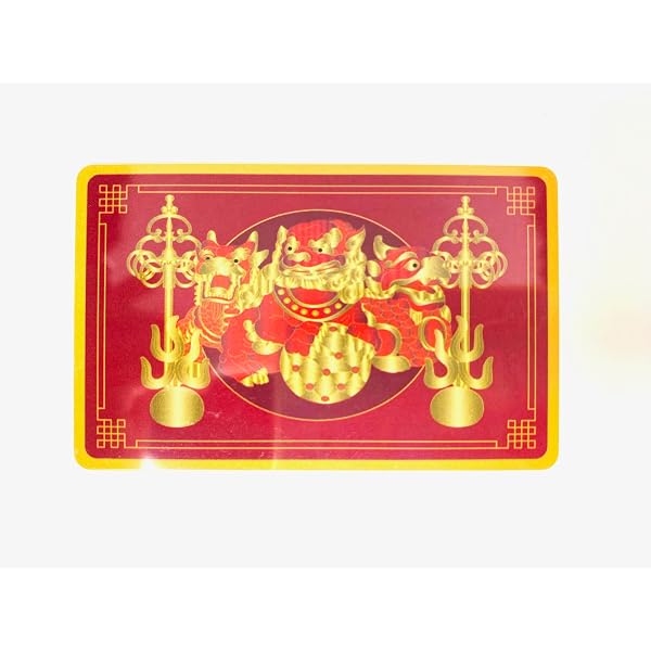 Porte-clé Amulette Feng Shui Joyous Windhorse W5329 - Symbole De Succès Et Chance