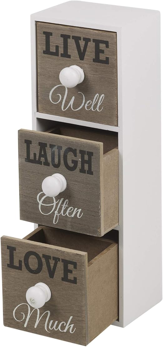 Urbnliving Mini Wooden Drawers Storage Cabinets Shabby Chic
