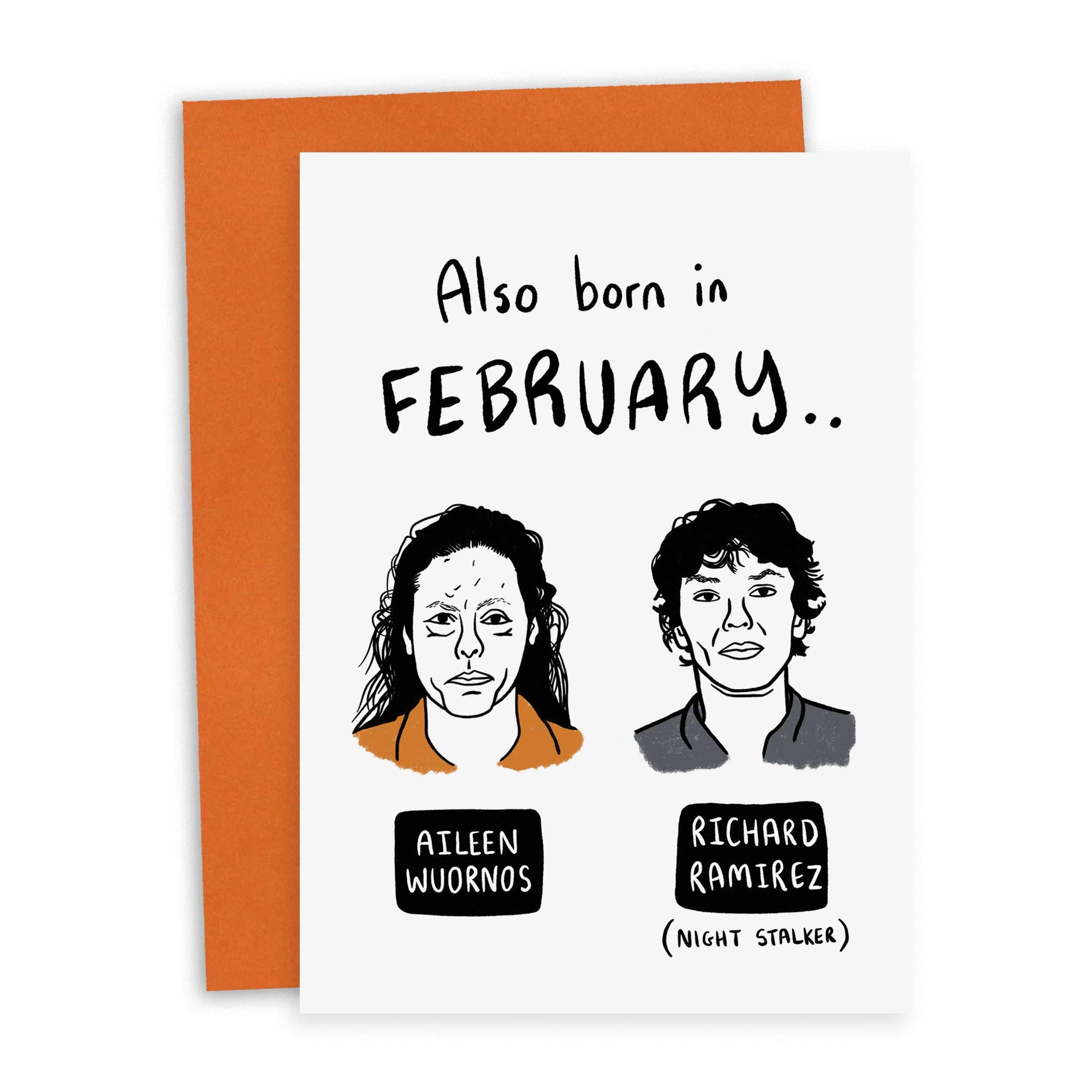 February Birthday Card Serial Killer True Crime | Desertcart INDIA