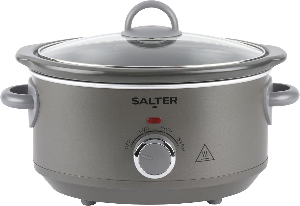 Salter Cosmos 3.5 L Slow Cooker 200W 3 Heat Settings Keep Warm