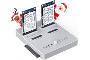 Coolpie CR311 3-in-1 SSD Cloner, USB3.2 Gen2*2 M.2 Reader, Supports M.2 NVMe/SATA, SATA 2.5''/3.5'' HDD