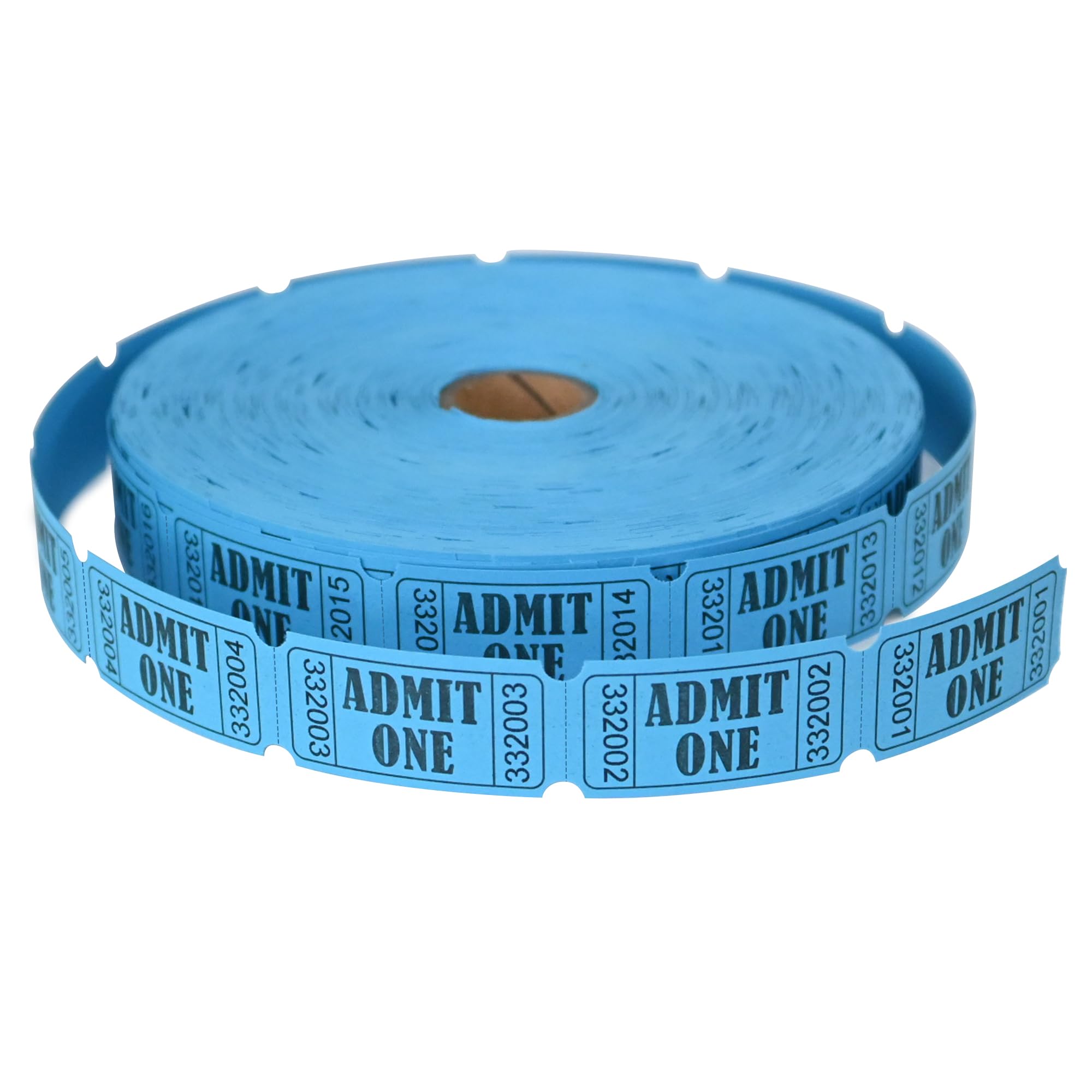 L LIKED 2000 Blue Raffle Tickets with Perforations