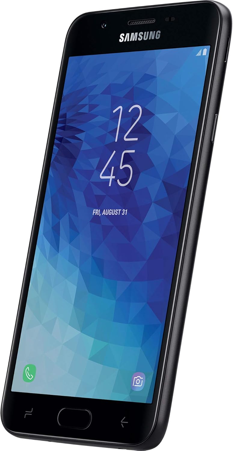 TracFone Carrier-Locked Samsung Galaxy J7 Crown 4G LTE Prepaid Smartphone - Black - 16GB - Sim Card Included - CDMA