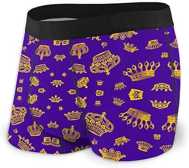 purple boxer shorts