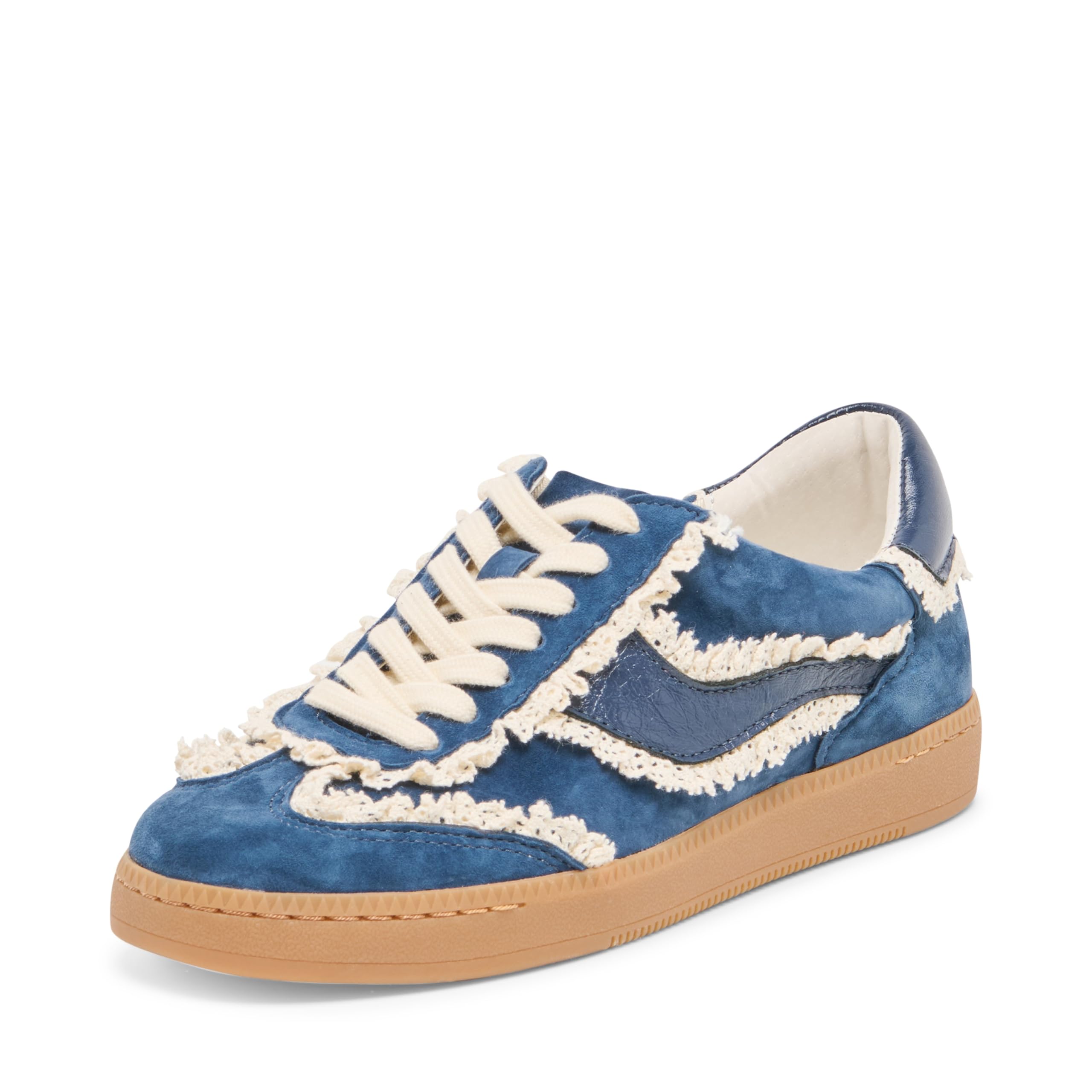 Dolce Vita Women’s Notice Lace Sneaker, Navy, 6