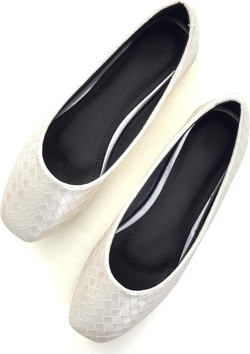 Klassische Ballerinas Aus Leder Mit Schnalle – Quadratische Zehen, Flache Mary Janes Für Büro & Freizeit