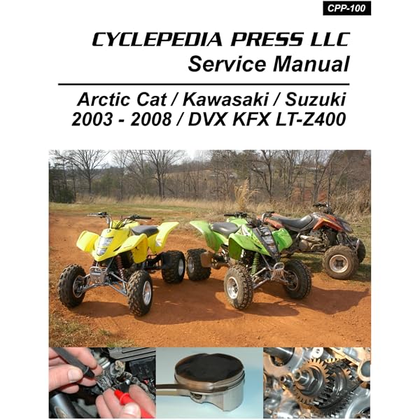 Suzuki/Kawasaki Arctic Cat ATVs 2003 to 2009: LT-Z400, KFX400