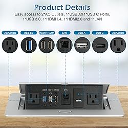 Table Pop Up Outlet, Desktop Pop Up Socket Center